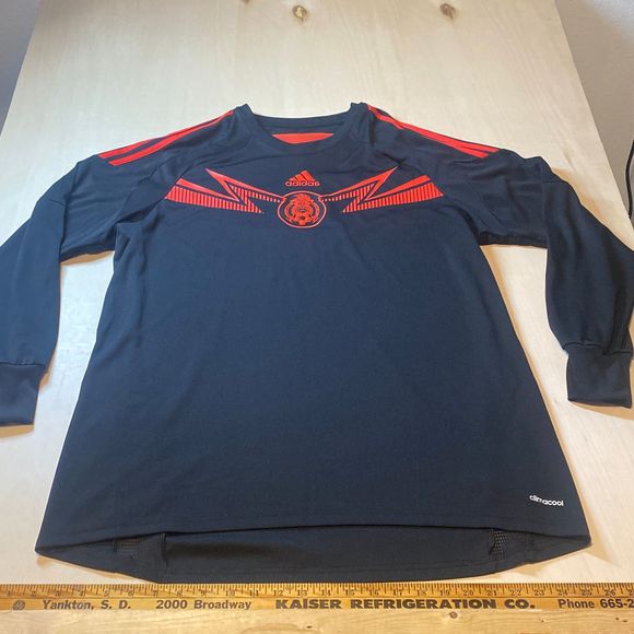 MEXICO 2014 GOALKEEPER JERSEY OCHOA BRAZIL LONG SLEEVE ADIDAS SIZE XL - Picture 1 of 8